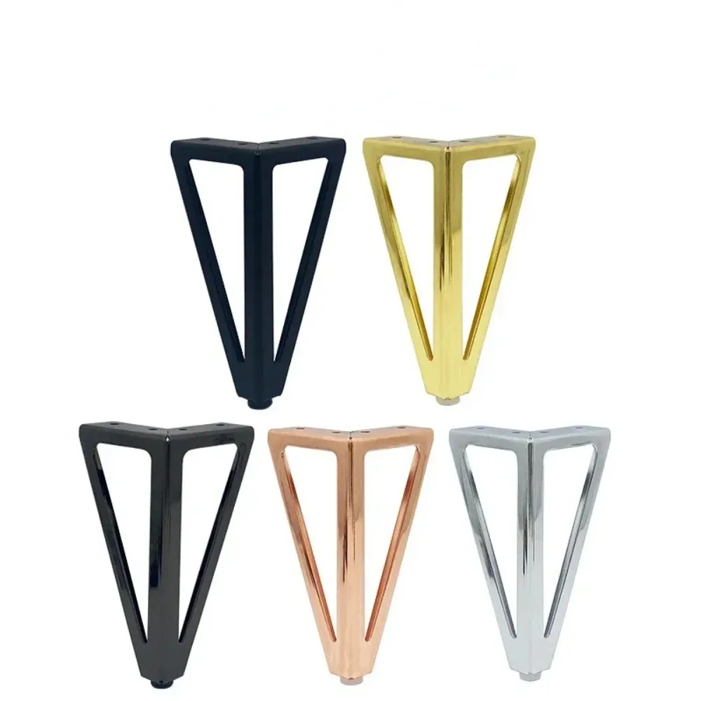 Metal furniture Legs 150mm Cabinet Base Feet V Shape Modern Black Replacement Hairpin Legs Furniture Metal Table Stand