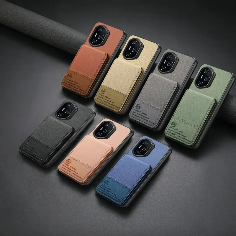 Elegant Leather Shockproof 360° Protection Flip Wallet Case with Card Slot and Stand Holder