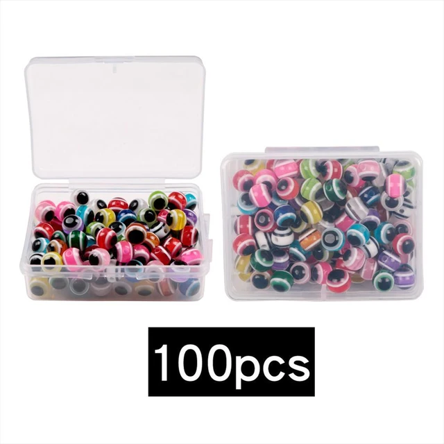 200 Pcs Fishing Beads Mixed Color Fish Eye Beads Fishing Lures Fishing  Tackle Floating Tools (10 MM)