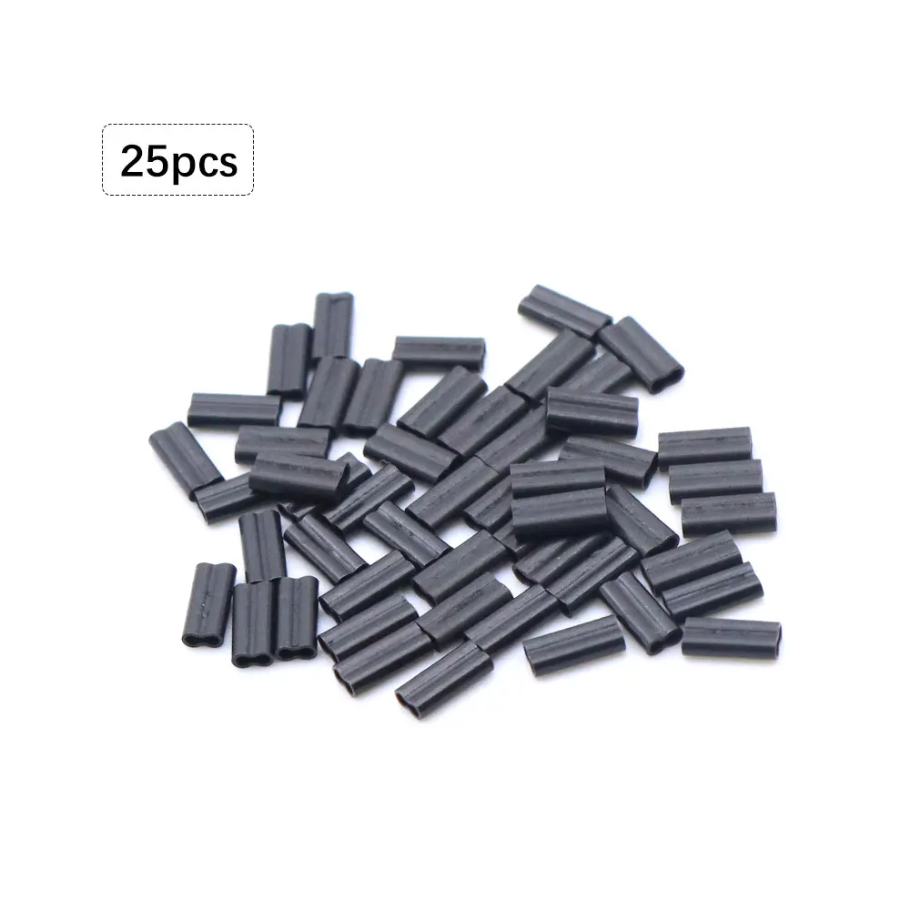 25 manchons de sertissage fluorocarbone pour montages chod carpe - Accessoires rigs et terminal tackle
