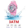 Beautiful Cute 3D Heart Rainbow Unicorn Girls Kids Children Silicone Waterproof Digital Sport Alarm Luminous Gifts Watches Clock 5