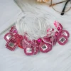 10pcs mixed 65mm Alloy Bangle with Rhinestone Charms on Sale 4