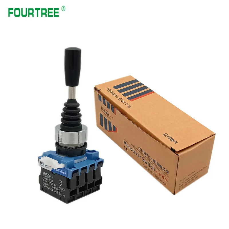 Joystick Switch Momentary Monolever Cross Rocker Master Switch 2/4-Way Self-reset Self-lock 2NO 4NO New Type 1PCS HKC 22mm joystick replacement arcade joystick game joystick joystick module