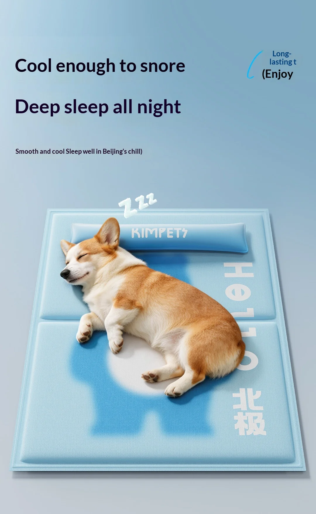 Cooling Mat For Dogs And Cats Gel Ice Pad For Summer Pet Cooling_voghion.com