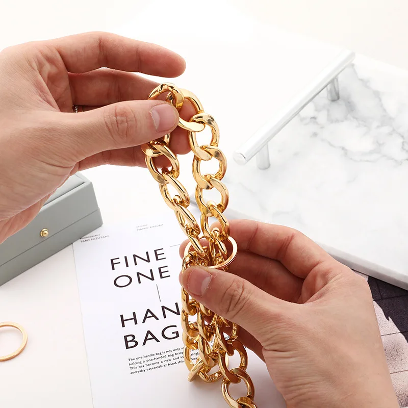 Collana Per Cani A Catena Oro, Collare Fade Per Bulldog Francese E Gatti, In Alluminio