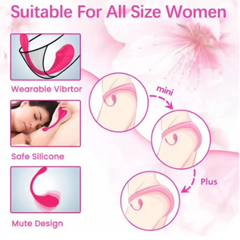 Female Sex Toys Vaginal Clitoris Vibrator Tadpole APP Wireless Vibration Egg Remote Control