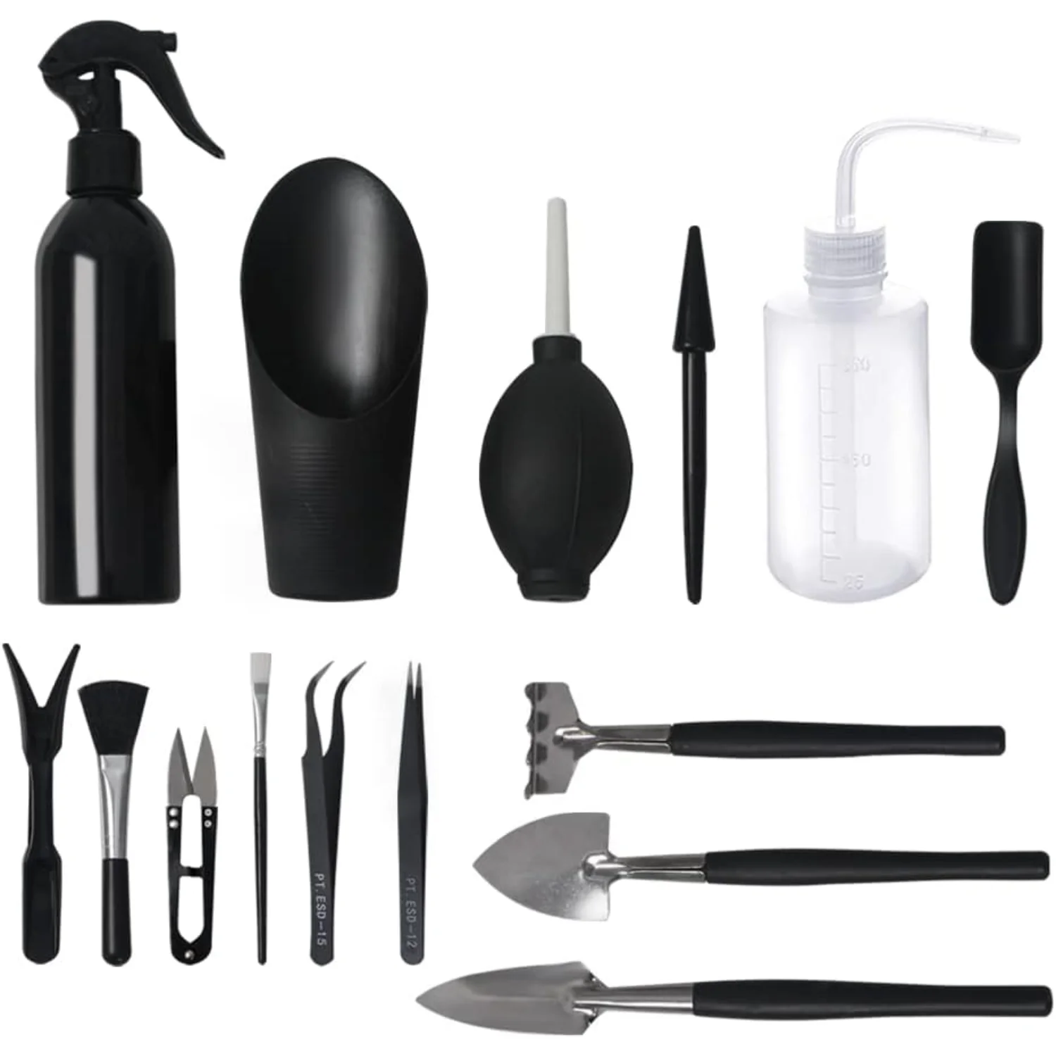 15 Pieces Succulent Plants Tools,Mini Garden Hand Transplanting Succulent Tools Miniature Planting,Set for Indoor Miniature Gard