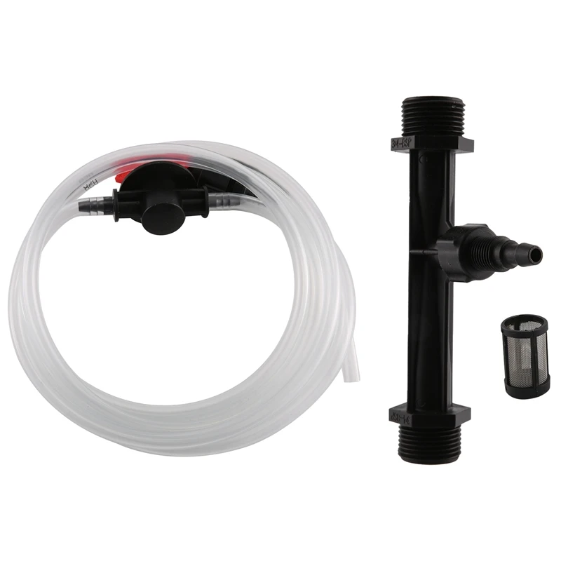 

3/4 Garden Irrigation Device Venturi Fertilizer Injector Switch Water Tube Kit
