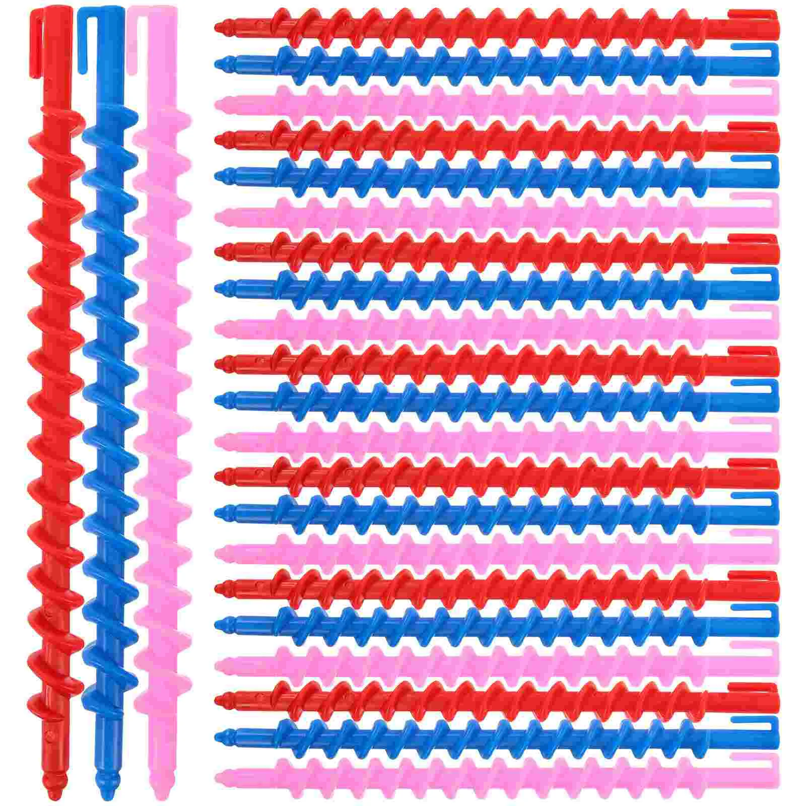 

Plastic Hair Hair Tool Spiral Hair Hair Tool Hairdressing Styling Hair Hair Curler Rollers Salon Tool