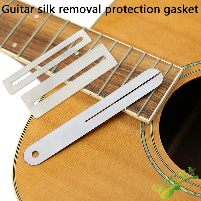 Silk leveling tool Polishing gasket Guitar maintenance and care tool fingerboard silk removal protective gasket