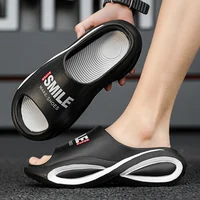 Fashion Men's Slippers Indoor Outdoor Sandals Beach Comfortable Slides Men Casual Shoes Flip-flops Women House Outdoor Slippers - Image 4