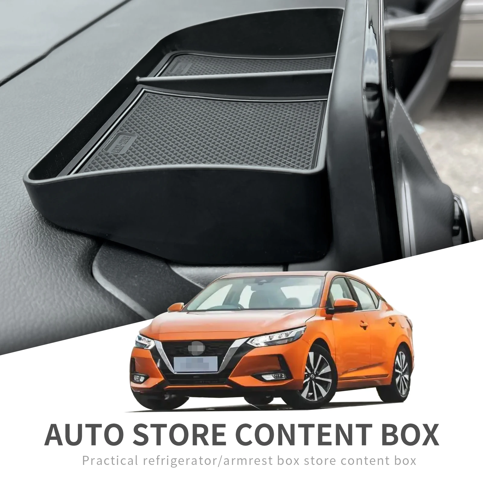 

Smabee лоток приборной панели для Nissan Sentra 2020-2022, центральная консоль, скрытый ящик для хранения, задний Дисплей, аксессуары
