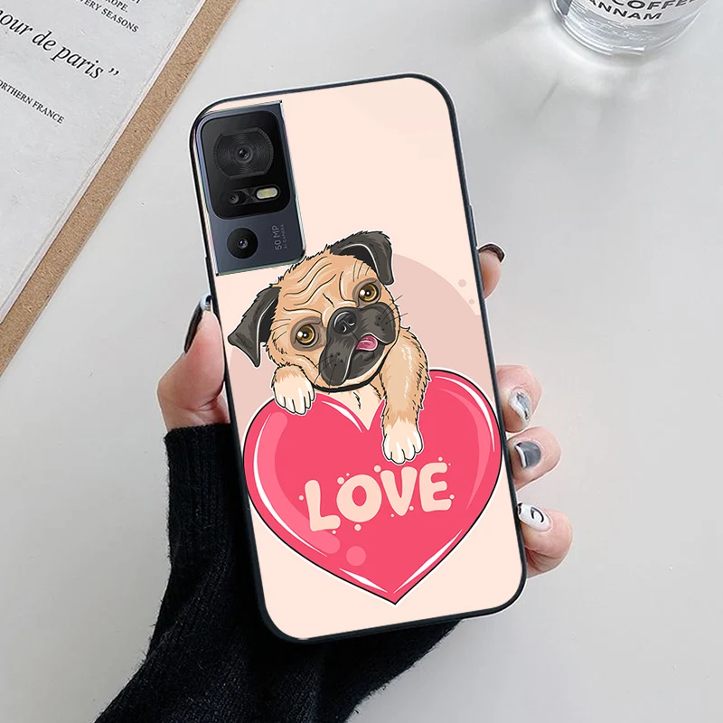 Stylish Black Silicone Phone Cover – Lovely Soft TPU Bumper Case
