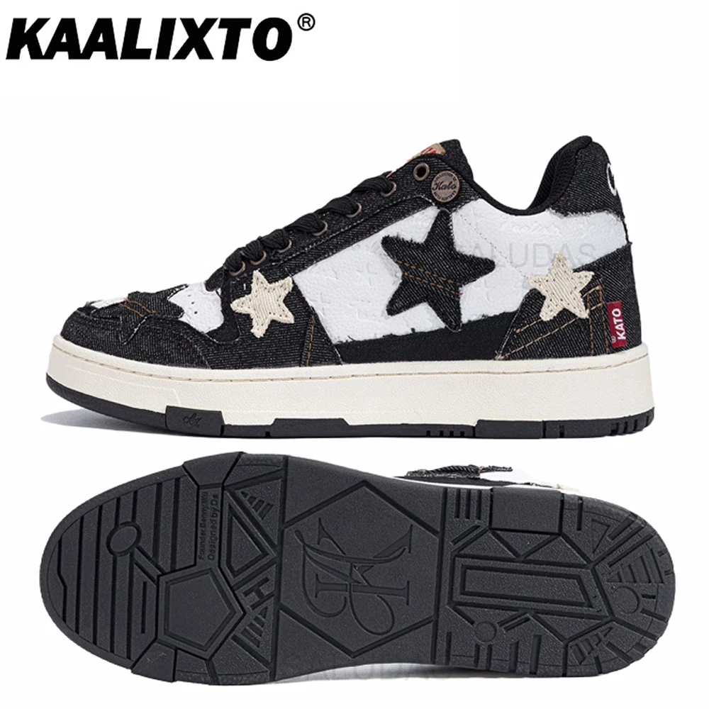 

KAALIXTO Skateboard Shoe Low Top Skate Shoes Stylish Casual Hip Hop Shoes Men Classic Canvas Shoes Sport Unisex Fashion Sneakers