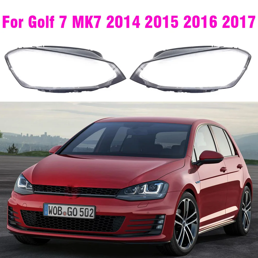 

Headlight Cover Transparent Shade Headlight Transparent Shell Lampshade Headlamp Cover Lens For VW Golf 7 MK7 2014 - 2017