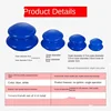 White Silicone Cupping Four Pack Silicone Elastic Cupping Device Self-Adhesive Cupping Device Can 6