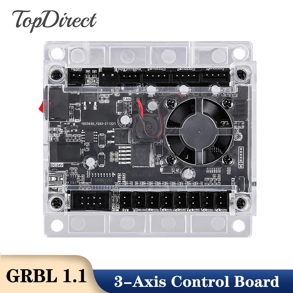 Cnc Router Parts Laser Engraving Controller CNC Controller Tools 3-Axis Control Board GRBL 1.1 USB Port Integrated Driver With Offline Controller for 3018 Laser Engraver