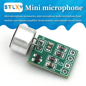 Mini microfono modulo amplificatore audio circuito altoparlante DC 2.5-9V 14x12mm accessori per microfono