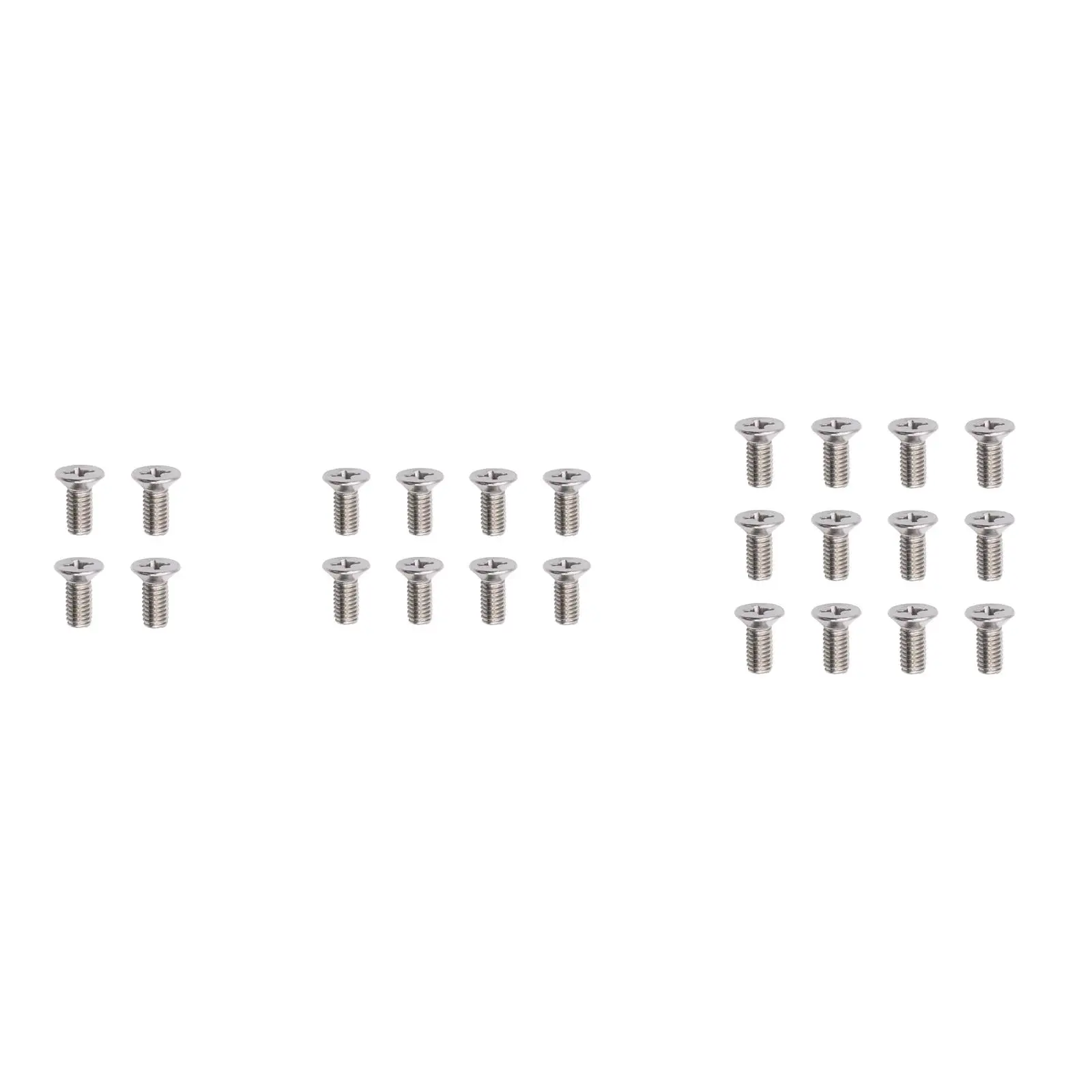 Replacement License Plate Screws For Ford F-150 - Stainless Steel Black Oxide, Pack Of 4