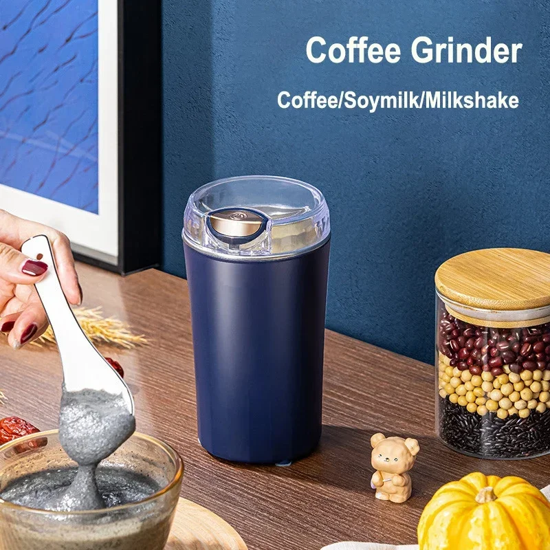 8 Blades Electric Grinding Machine Grain Grinder Coffee Grinder Stainless Steel Nuts Beans Grains Mill Herbs for kitchen 2