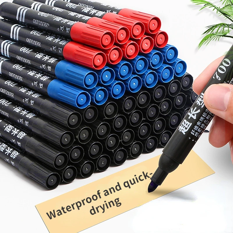 Marker Pen Blue Red Black, Marker Pen Waterproof Red