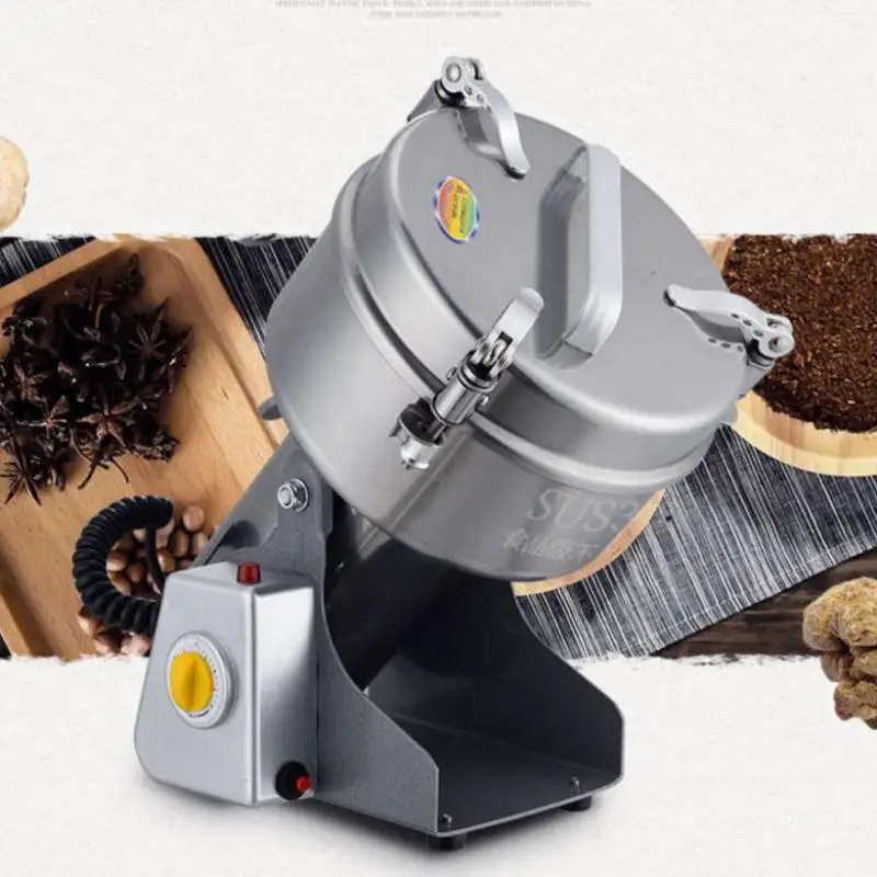 2500G Grinder Grains Spices Hebals Cereals Coffee Beans Dry Food Mill Grinding Machine Gristmill Home Medicine Flour Crusher 3