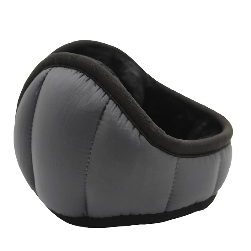 Winter Men's Earmuffs Ear-Protecting Plush Windproof Waterproof Ear Cups Foldable Cold-Proof Warm