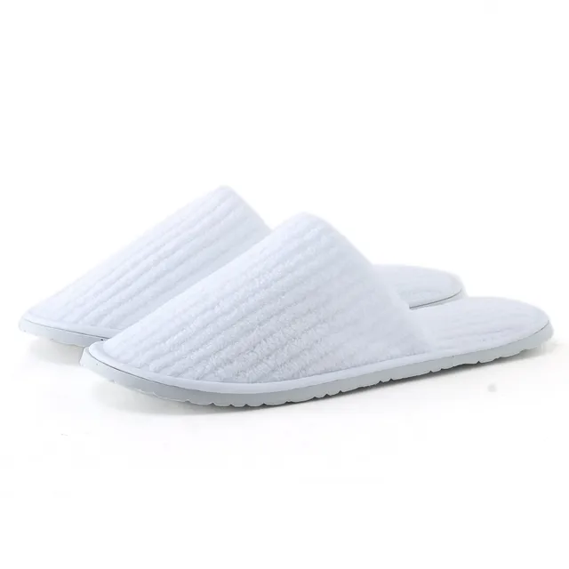1 Pairs Autumn Winter Slippers Men Women Hotel Disposable Slides Home Travel SPA Slipper Hospitality Footwear 1