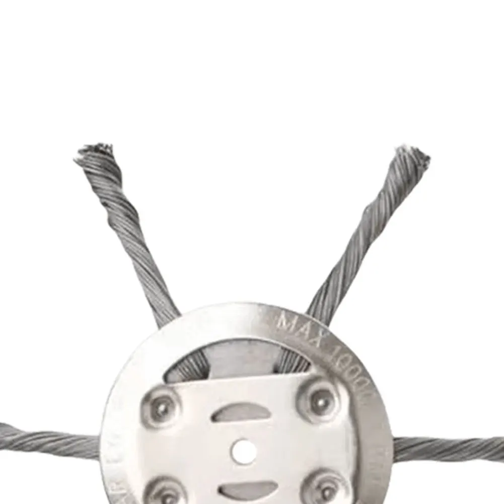 Grass Trimmer Head Universal Wire Wheel Trimming Head Wire Trimmer Head Replacement for Electric Mower 5