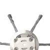 Grass Trimmer Head Universal Wire Wheel Trimming Head Wire Trimmer Head Replacement for Electric Mower 5