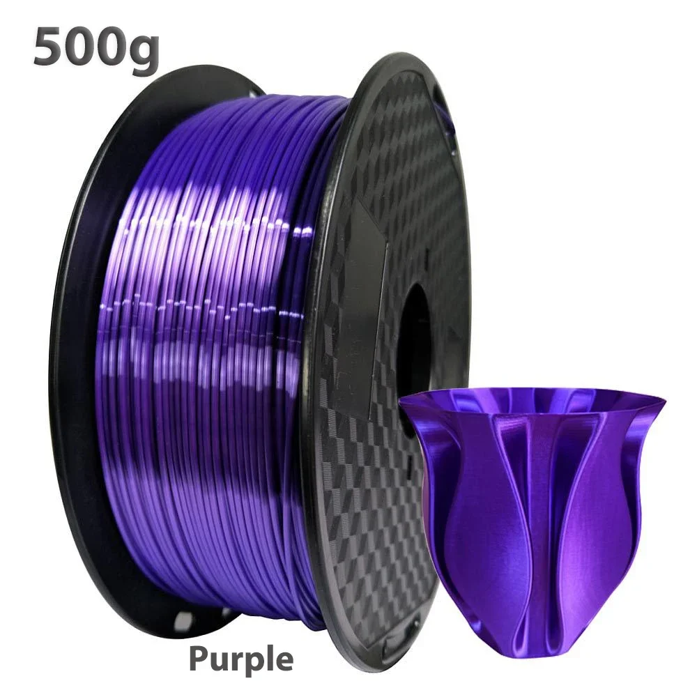 실크 PLA 3D 필라멘트 와이어 스풀 와이어 3D 프린터 재료, 3D 인쇄 리필 필라멘트 와이어 진공 포장용, 250g,500g,1kg, 1.75mm
