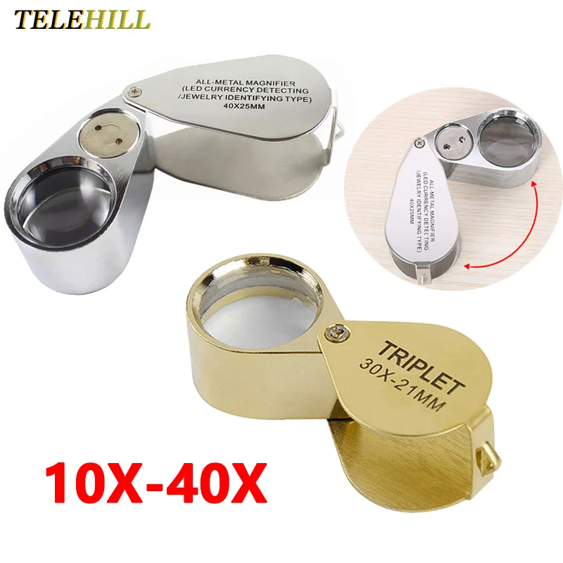 Lupa De Gafas Horamekia 10X - Portátil Con Clip, Ideal Para Reparaciones Y Artesanías