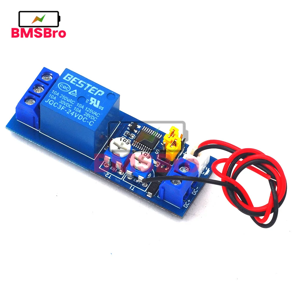 DC 5V 12V 24V Adjustable Cycle Delay Timing Time Relay Timer Control ON-OFF Loop Switch Module 0-100 Mminutes