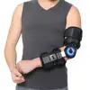Hinged ROM Elbow Brace, Adjustable Post-Op Stabilizer Splint, Arm Injury Recovery Support Fracture Immobilization Rehabilitation 1
