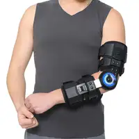 Hinged ROM Elbow Brace, Adjustable Post-Op Stabilizer Splint, Arm Injury Recovery Support Fracture Immobilization Rehabilitation 1