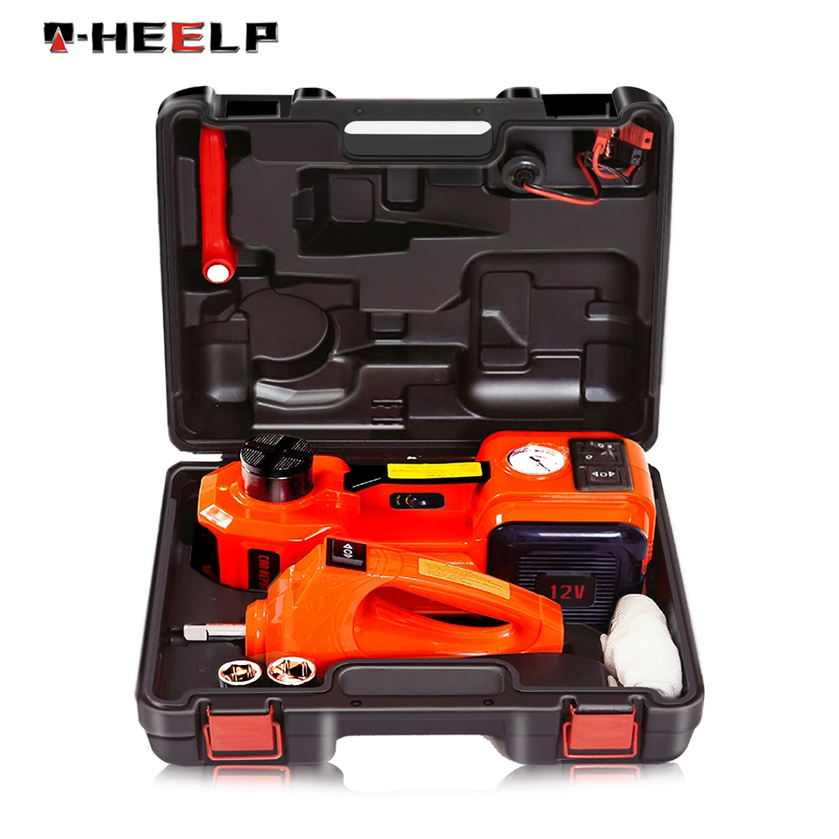 E HEELP Electric Car Jack Kit 5Ton 12V Hydraulic Car Jack With