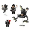 KDL828 Skibidi Toilet Mini Model Brick Suspended Toilet Man MOC Puzzle Assemble Action Figure Building BlocksToys Birthday Gifts 5