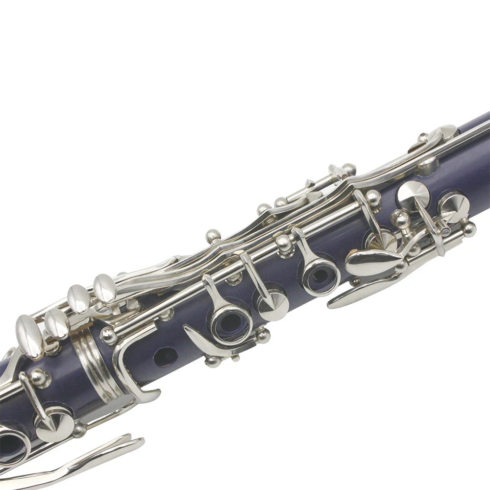 SLADE Bb 17 Key 6 Rings Clarinet Sib Klarnet Bakelite Body Material bb Clarinette with Box Reeds Cleaning Cloth Clarinet Parts
