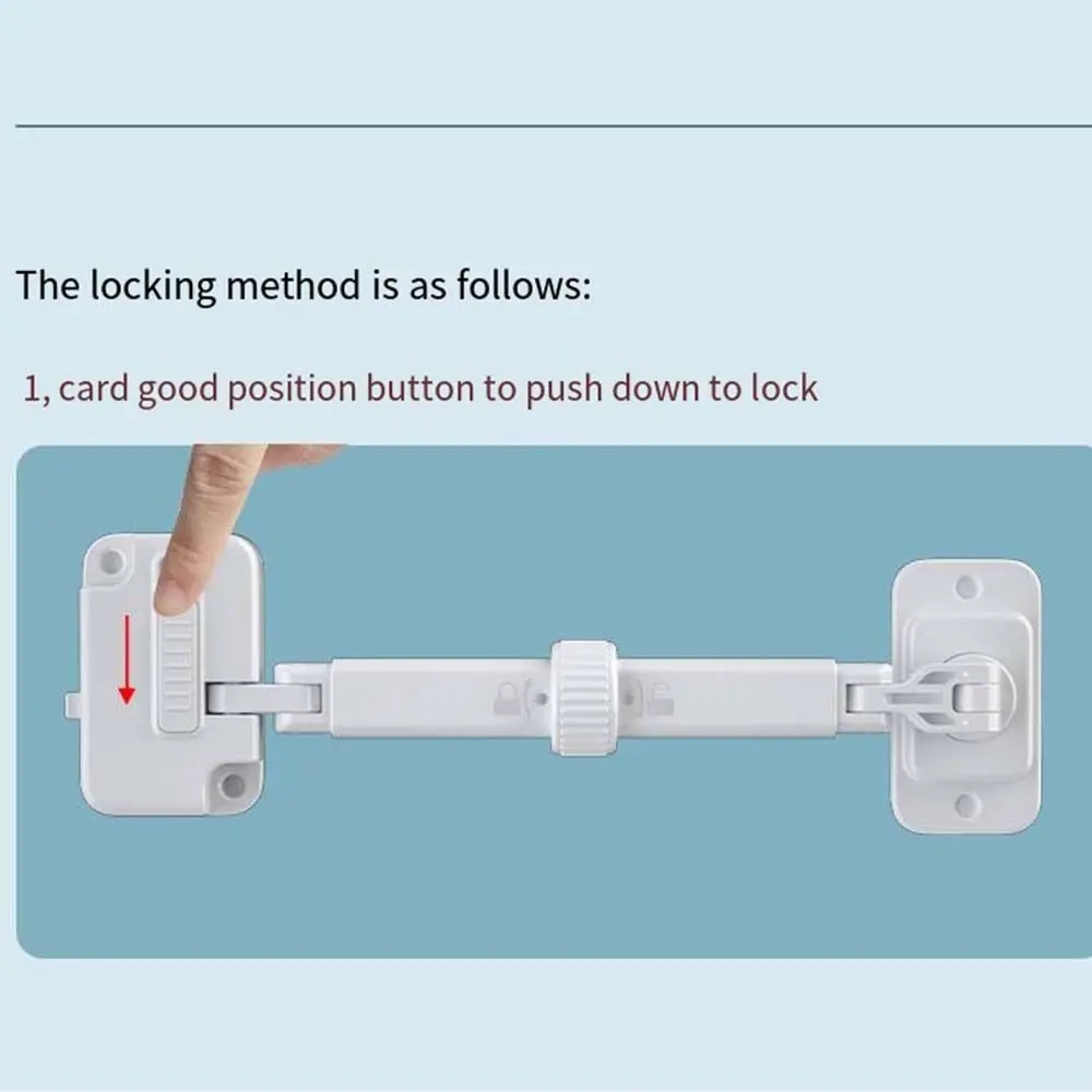 Window Lock Perforation-free Sliding Flat Child Safety Anti-theft ABS