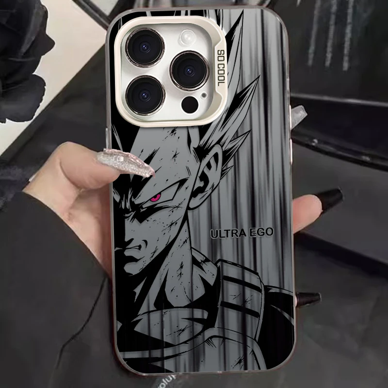 Ultra Instinct Goku & Ultra Ego Vegeta Visual Impact Half-Face Phone Case