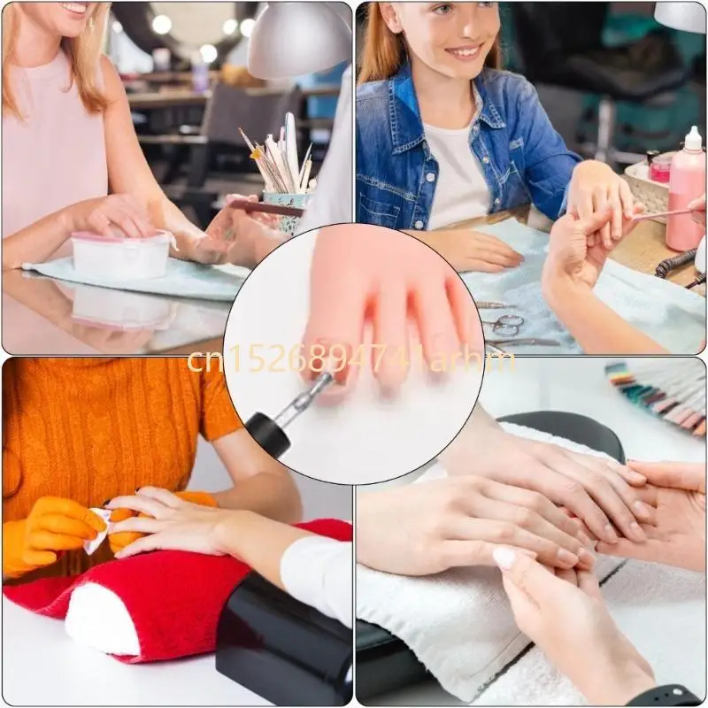 연습 거짓 발 모델 실리콘 보철 매니큐어 도구 실용적인 거짓 발