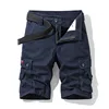 2025 Summer Men Shorts Fashion Plaid Beach Shorts Mens Casual Shorts Military Short Pants Male Bermuda Cargo Overalls No belt