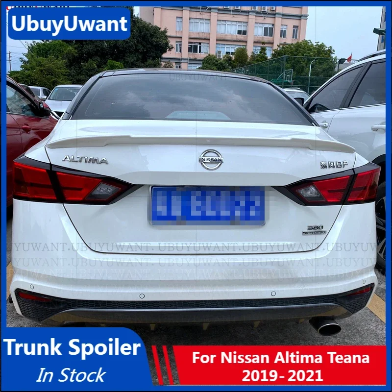 

Задний спойлер UBUYUWANT для Nissan Altima 2019 2020 2021, автомобильный Неокрашенный праймер из АБС-пластика, задний спойлер для багажника, Teana Wing, губа
