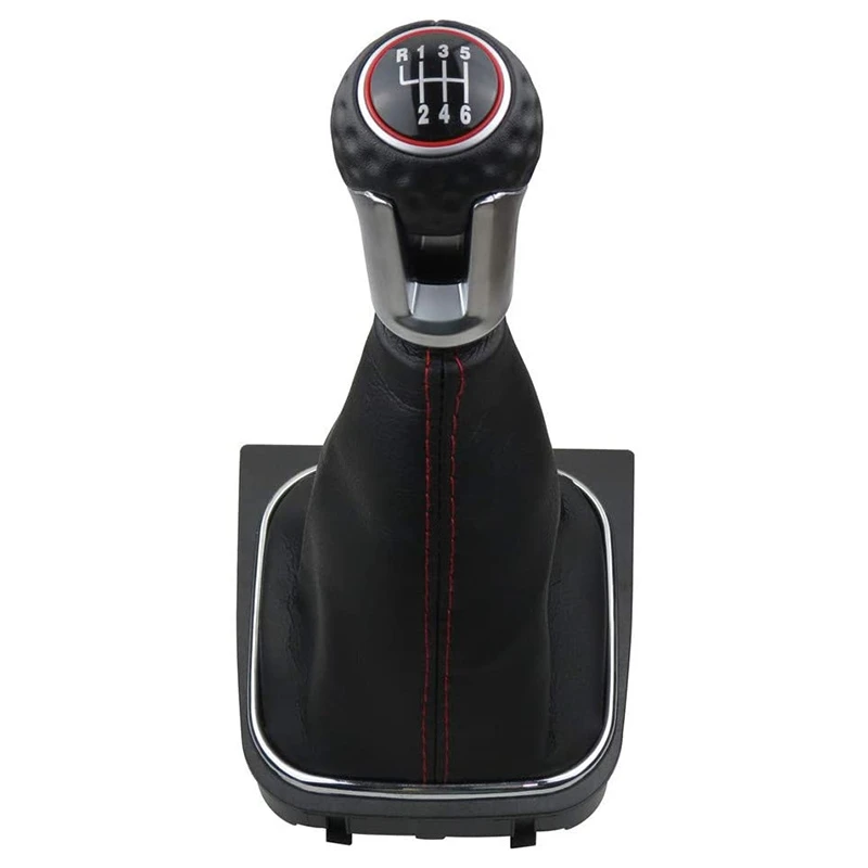 

6 Speed Gear Shift Knob Gaiter Boot Cover Kit Gear Shift Knob for Golf 5 6 MK5 MK6 GTD R32 R20