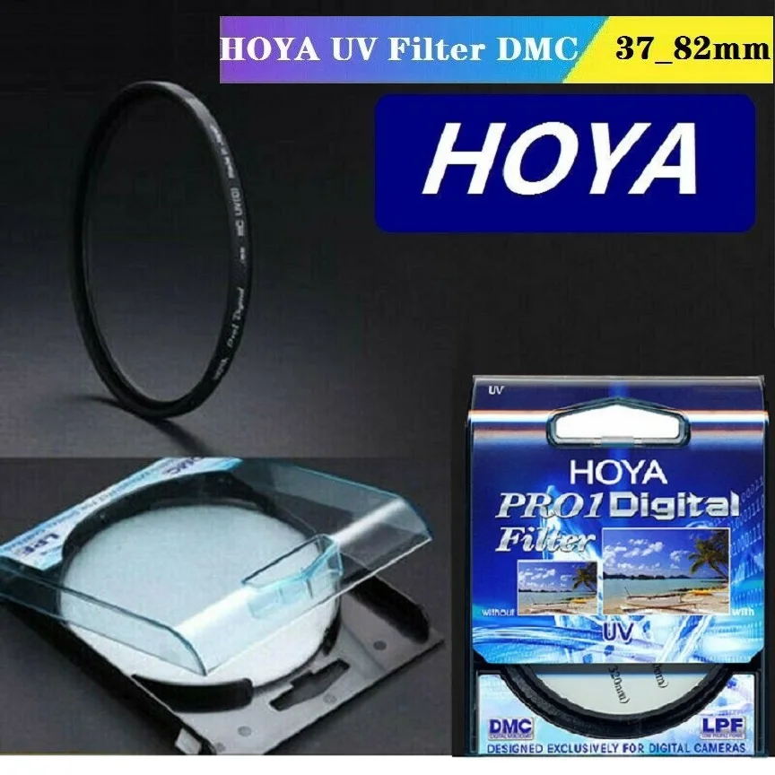 Hoya-filtro uv Multi Revestido Digital Filtros Anti-brilho e Luz Azul Dmc Lpf Pro 1d