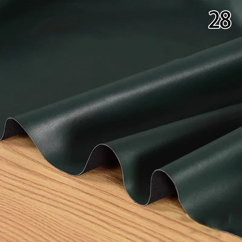 PU Soft Artificial Leather Fabric Matte Faux Leather for Sewing Motorcycle Jacket Clothes Sewing Material DIY Clothing/Bag