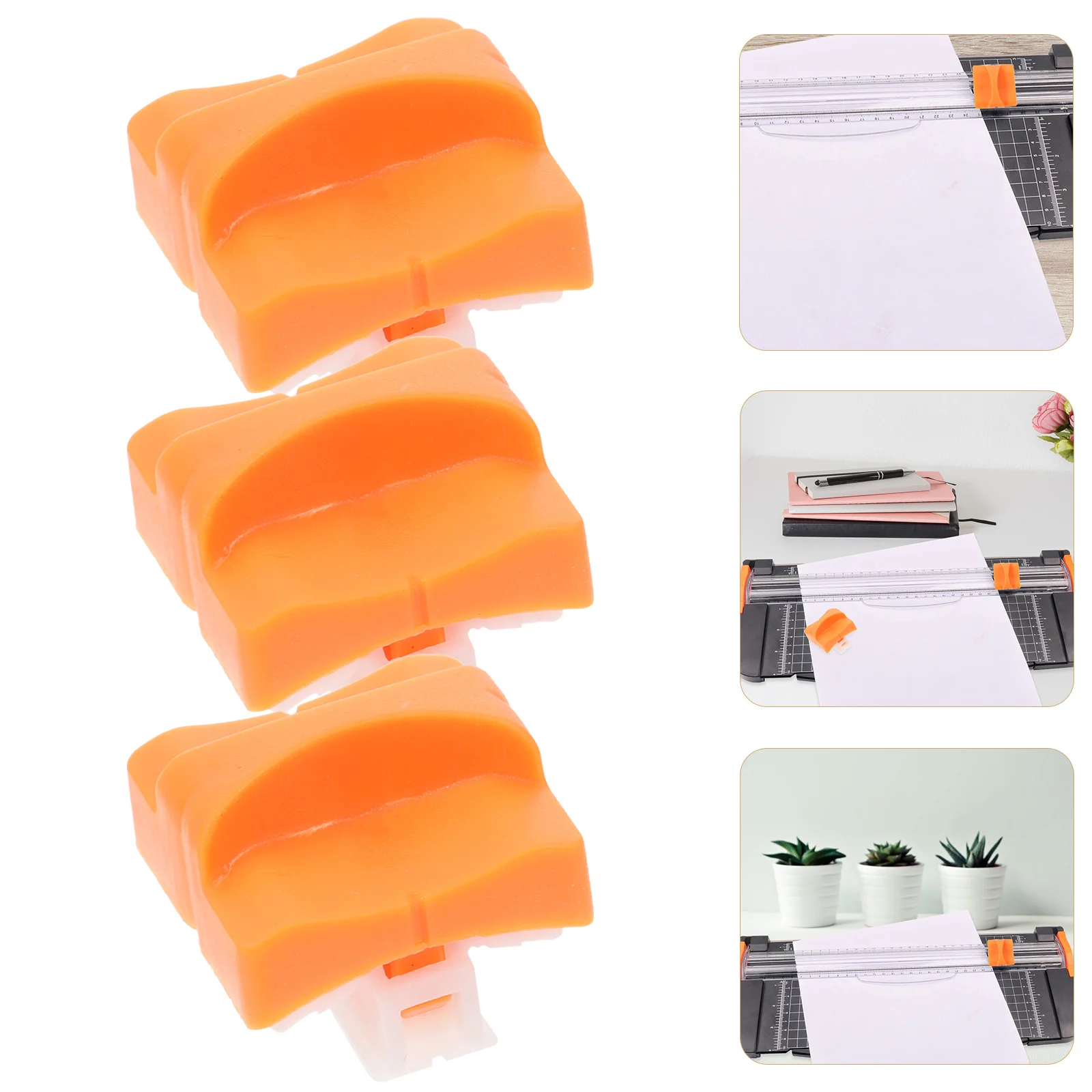 

3 Pcs Paper Head Trimmer Replacements Portable Blade Refill Mini Stainless Steel Slicer for Crafting Concealed Blades