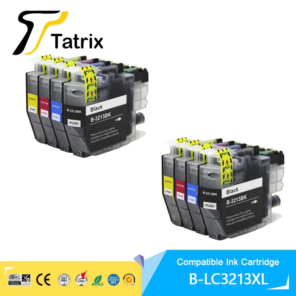 Tatrix Compatible ink Cartridge Brother LC3213 suit Brother DCP-J772DW DCP-J774DW MFC-J890DW MFC-J895DW