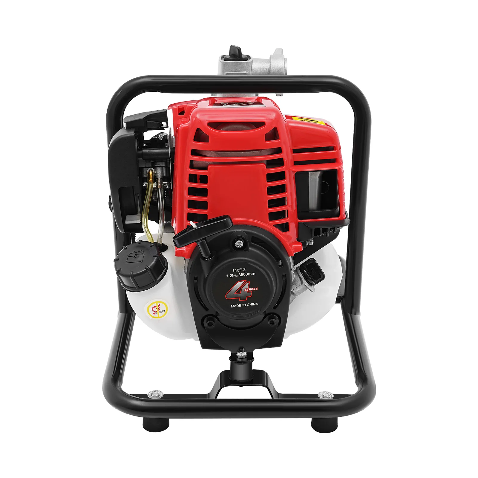 Benzin-Wasserpumpe 38cc 1,2KW 4-Takt Benzinbetriebene Wasserpumpe für Landwirtschaftliche Bewässerung Entwässerung Feuerwehr-Rettung – Detail 7