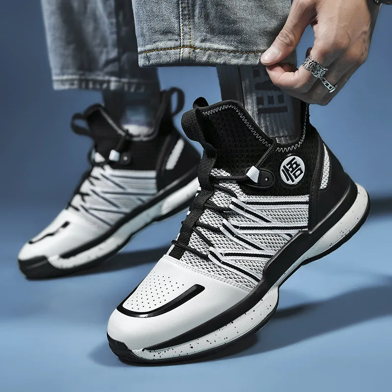 High Top Mesh Running Shoes Korean Fashion Students Casual Sneaker Non-slip Versatile Couple Shoes Masculino Zapatillas Hombre casual sneakers
